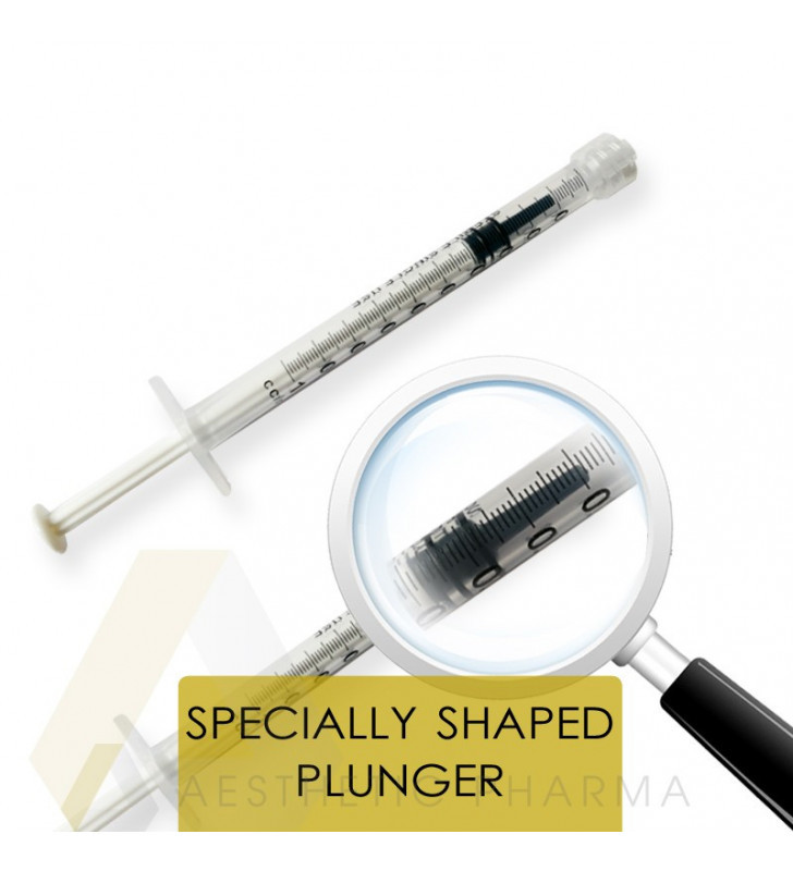 Spritze 1ml - Medical Brokers - Completely empties owing to specially shaped plunger
