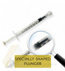 Syringe 1ml - Medical Brokers - Completely empties owing to specially shaped plunger