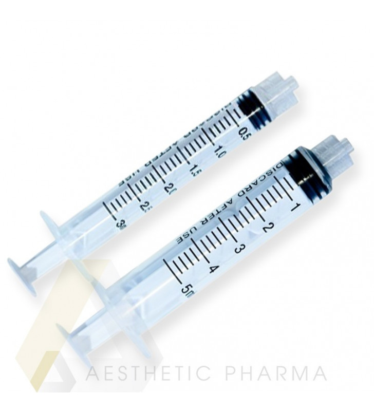 Syringe 3ml, 5ml - 5 pcs.