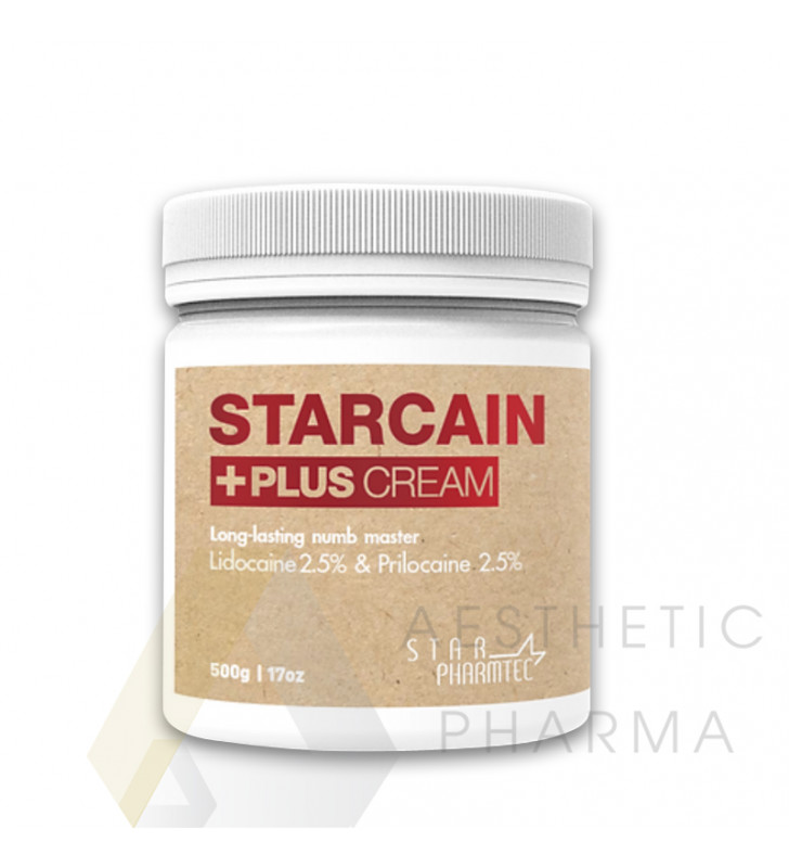 Star Pharmtec Starcain+ Plus 500g - Local Anesthetic Cream