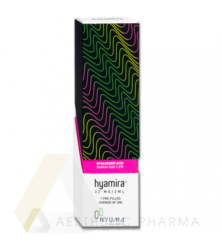 Hyamira 1.6 biorrevitalización facial y skin booster de ácido hialurónico