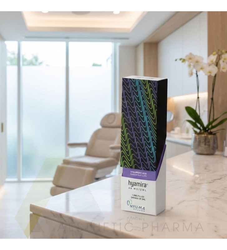 Hyamira 2.0 bioestimulador con ácido hialurónico 40mg para biorevitalización profunda e hidratación de la piel